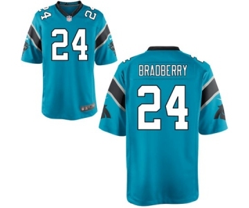 Men's Nike Carolina Panthers #24 James Bradberry Game Blue Alternate NFL Jersey