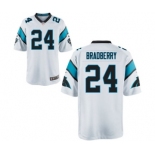 Men's Nike Carolina Panthers #24 James Bradberry Game White NFL Jersey