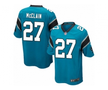 Men's Nike Carolina Panthers #27 Robert McClain Game Blue Alternate NFL Jersey