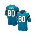 Men's Nike Carolina Panthers #80 Scott Simonson Game Blue Alternate NFL Jersey