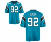 Men's Nike Carolina Panthers #92 Vernon Butler Game Blue Alternate NFL Jersey