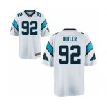 Men's Nike Carolina Panthers #92 Vernon Butler Game White NFL Jersey