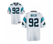 Men's Nike Carolina Panthers #92 Vernon Butler Game White NFL Jersey