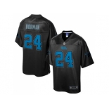 Nike Carolina Panthers #24 Josh Norman Black Men's NFL Pro Line Black Reverse Fashion Game Jersey