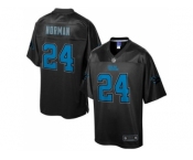 Nike Carolina Panthers #24 Josh Norman Black Men's NFL Pro Line Black Reverse Fashion Game Jersey