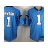 nike nfl jerseys Carolina Panthers #1 Cam Newton Blue [Game]