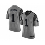 nike nfl jerseys carolina panthers #1 newton gray[game]