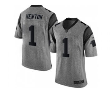 nike nfl jerseys carolina panthers #1 newton gray[game]