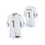 nike nfl jerseys carolina panthers #1 newton white[nike USA]