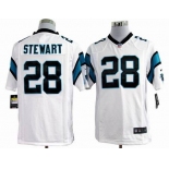 nike nfl jerseys carolina panthers #28 stewart white[game]