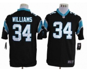 nike nfl jerseys carolina panthers #34 williams black[game]