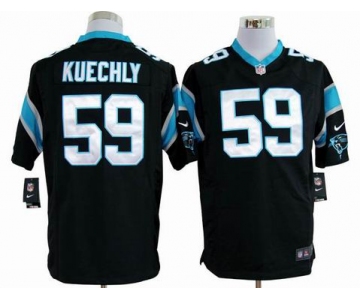 nike nfl jerseys carolina panthers #59 kuechly black[game]