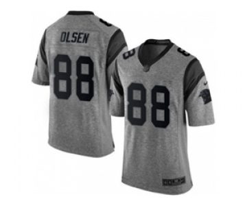 nike nfl jerseys carolina panthers #88 olsen gray[game]