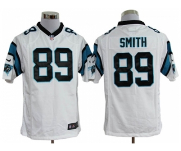 nike nfl jerseys carolina panthers #89 steve smith white[game]