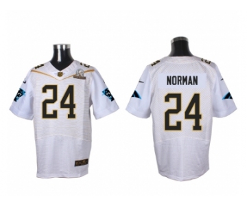 2016 PRO BOWL Nike Carolina Panthers #24 Josh Norman white jerseys(Elite)