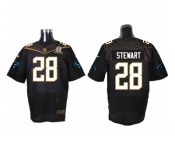 2016 PRO BOWL Nike Carolina Panthers #28 Jonathan Stewart black jerseys(Elite)