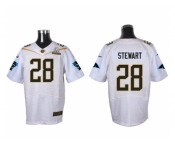 2016 PRO BOWL Nike Carolina Panthers #28 Stewart white jerseys(Elite)