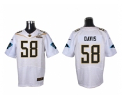 2016 PRO BOWL Nike Carolina Panthers #58 Thomas Davis white jerseys(Elite)