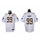 2016 PRO BOWL Nike Carolina Panthers #99 Kawann Short white jerseys(Elite)