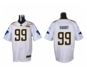 2016 PRO BOWL Nike Carolina Panthers #99 Kawann Short white jerseys(Elite)