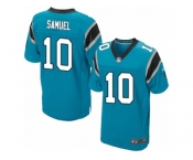 Men's Nike Carolina Panthers #10 Curtis Samuel Elite Blue Alternate NFL Jersey