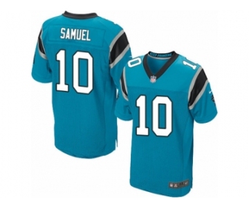 Men's Nike Carolina Panthers #10 Curtis Samuel Elite Blue Alternate NFL Jersey