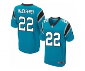 Men's Nike Carolina Panthers #22 Christian McCaffrey Elite Blue Alternate NFL Jersey