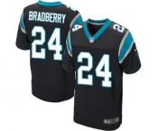 Men's Nike Carolina Panthers #24 James Bradberry Elite Black Team Color NFL Jersey