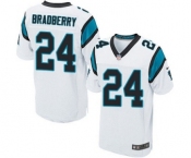 Men's Nike Carolina Panthers #24 James Bradberry Elite White NFL Jersey