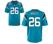 Men's Nike Carolina Panthers #26 Daryl Worley Elite Blue Alternate NFL Jersey