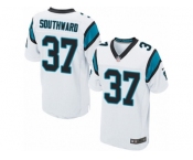 Men's Nike Carolina Panthers #37 Dezmen Southward Elite White NFL Jersey