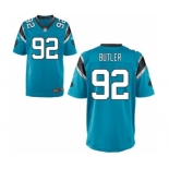 Men's Nike Carolina Panthers #92 Vernon Butler Elite Blue Alternate NFL Jersey