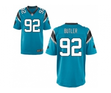 Men's Nike Carolina Panthers #92 Vernon Butler Elite Blue Alternate NFL Jersey