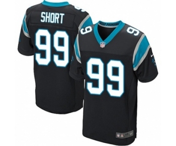 Men's Nike Carolina Panthers #99 Kawann Short Elite Black Team Color NFL Jersey