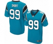 Men's Nike Carolina Panthers #99 Kawann Short Elite Blue Alternate NFL Jersey