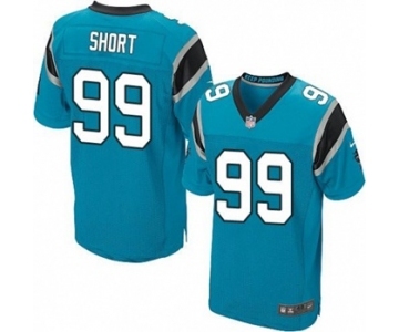 Men's Nike Carolina Panthers #99 Kawann Short Elite Blue Alternate NFL Jersey