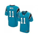 Nike Carolina Panthers #11 Torrey Smith Blue Alternate Men Stitched NFL Elite Jersey