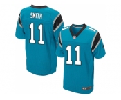 Nike Carolina Panthers #11 Torrey Smith Blue Alternate Men Stitched NFL Elite Jersey