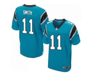 Nike Carolina Panthers #11 Torrey Smith Blue Alternate Men Stitched NFL Elite Jersey