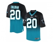 Nike Carolina Panthers #20 Kurt Coleman BlackBlue Men's Stitched NFL Elite Fadeaway Fashion Jersey