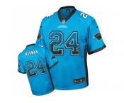 Nike Carolina Panthers #24 Josh Norman Blue JerseyS(Elite Drift Fashion)