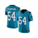 Nike Carolina Panthers #54 Shaq Thompson Blue Men's Stitched NFL Limited Rush Jersey