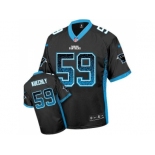 Nike Carolina Panthers #59 Luke Kuechly Black Team Color Men''s Stitched NFL Elite Drift Fashion Jersey