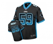 Nike Carolina Panthers #59 Luke Kuechly Black Team Color Men''s Stitched NFL Elite Drift Fashion Jersey