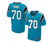 Nike Carolina Panthers #70 Trai Turner blue jerseys(Elite)