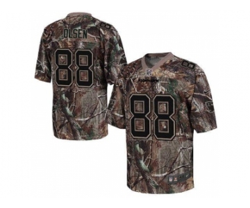 Nike Carolina Panthers #88 Greg Olsen Camo Men's Stitched NFL Realtree Elite Jersey