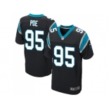 Nike Carolina Panthers #95 Dontari Poe Black Team Color Men Stitched NFL Elite Jersey