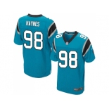 Nike Carolina Panthers #98 Marquis Haynes Blue Alternate Men Stitched NFL Elite Jersey