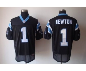 nike nfl jerseys carolina panthers #1 newton black[elite]