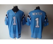 nike nfl jerseys carolina panthers #1 newton blue[elite]